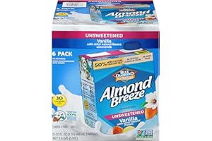 Blue Diamond Almonds Blue Diamond Almond Breeze Milk, Vanilla, 6 Count