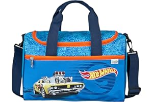 Undercover Borsa sportiva Hot Wheels per ragazzi, 10 l, piccola borsa da viaggio e borsa per bambini con tracolla rimovibile e regolabile