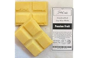 Ditzy Doll PASSION FRUIT WAX MELT BAR - Handcrafted Highly Fragrant Air Freshener Home Fragrance Candle Wax Warmer Wax Melt Burners