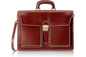 Chicca Borse Borsa uomo tracolla portadocumenti da Lavoro Organizer Cartella 24 ore in pelle