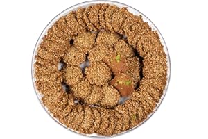 Eastanbul Barazek with Sesame Cookies, 350g, Lebanese Sweets, Pistachio Cookies, Sesame Snaps, Middle Eastern Sweets, Classic Barazek with Pistachios, Eid Gift
