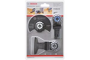 Bosch Professional Set da 3 pezzi di lame per taglio di punta e lama segmentata Starlock (legno e metallo, accessori per utensile multifunzione)