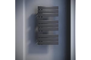SONNI Badrumsradiator platt handdukstork 762 x 400 mm