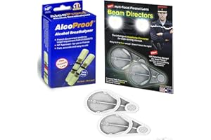 Family Motoring & Leisure Headlamp Beam Adaptors Fresnel Lens + 2 French Breathalysers