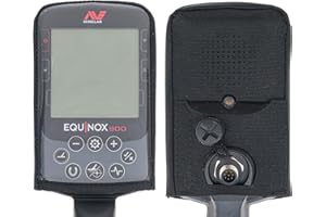 SLY LYNX Cover for Minelab Equinox 900 700 or Minelab X-Terra PRO Metal Detector Control Box (Black), MIN-EQ-900-BLACK