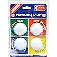 Second Chance On Par Awesome 4 Some Four Joke Balls - Exploder, Jetstreamer, Floater & Unputtaball,Green/red/blue/yellow