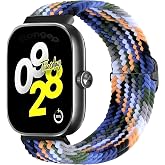 Rongep [Classical Loop] Xiaomi Redmi Watch 6/5/4/Mi Band 10 Pro/9 Pro/8 Pro ile Uyumlu &Ouml;rg&uuml; Kordon Konforlu Mi Band 10 Pro Ko