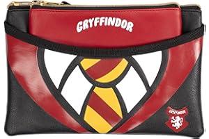 Harry Potter - Pochette Trucchi di Harry Potter - Trousse da Trucco Grifondoro - Borse Trucchi Piccole - Custodie per il Trucco - Borsa per Trucchi a Tema Harry Potter - Regali Soggetto Harry Potter