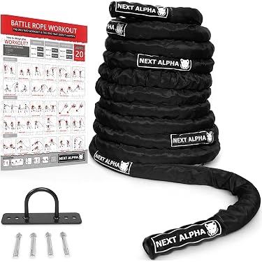 Corde De Combat Sans Fil – Noyau Acier, Poignée Antidérapante, Portable, Pour Entraînement à La Maison Ou En Déplacement