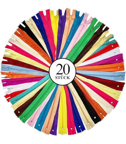 WKXFJJWZC 40 stuks 90cm nylon spoel ritsen Bulk - benodigdheden ritsen voor kleermaker naaien ambachten 20/kleur (90cm