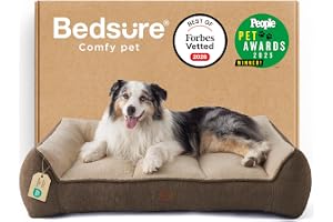 Bedsure stor hundbädd soffa, 107 x 76 x 24 cm