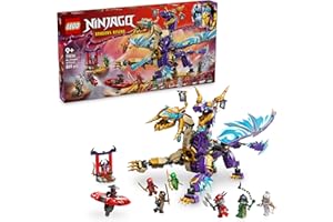 LEGO NINJAGO Arcysmok skupienia, zabawka konstrukcyjna dla dziecka, zestaw dla 9-latka z ośmioma minifigurkami, pomysł na prezent urodzinowy dla chłopca, dziewczynki, fana bohaterów ninja 71836