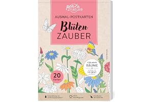 Ausmal-Postkarten Blütenzauber | 20 Karten: Mit zauberhaften Motiven zum Ausmalen und Verschenken
