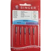 Singer N2026B05AS826R Kot iğnesi 2026 Mix 5'li iğne, metal, g&uuml;m&uuml;ş, 7 x 0,03 x 4 cm