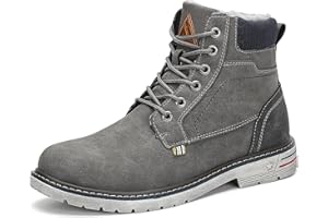 Mishansha Homme Chaussures Trekking Outdoor Boots Bottes de Neige Hiver Imperméable