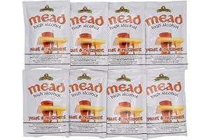 8x Hambleton Bard Bulldog Hefe + Nährsalz - 28g/25L - Bulldog Brew's - Trocken Methefe - | Metwein | Weinhefe | Hefe Weißwein und Rotwein