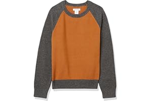 Amazon Essentials Maglione a Girocollo - Colori Fuori Produzione Bambini e Ragazzi