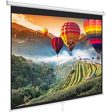 HOMCOM Projectiescherm, 16:9, 84 inch, Met Afstandsbediening, Gemotoriseerd | Netherlands