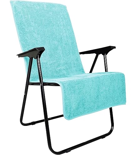 Set Van 2 Premium Badstof Hoezen Voor Tuinstoel, 100% Katoen, Oeko Tex 100 Handdoekovertrek Met Hoge Rugleuning Stoelovertrek Envelop Camping Ligstoel 65 X 130 Cm Grijs 732497380