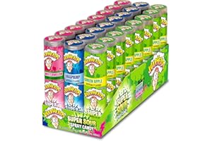 ‎WARHEADS Warheads Super Sour Spray Candy Pack 24 x 20 ml - Packung mit 24 Einheiten Warheads Super Sour Spray Candy | 3 zufällige Geschmacksrichtungen: Blaubeere, Wassermelone oder grüner Apfel