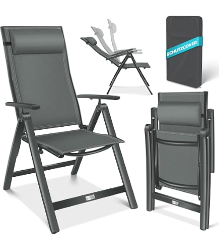 BERGER Tesino XL Beinauflage│Beinablage Tesino XL Campingstuhl Gartenstuhl │Fußteil Fußablage aus Aluminium Komfortabler Bein-Hocker │leicht & Stabiler Fußhocker für Camping-Sessel Sonstiges