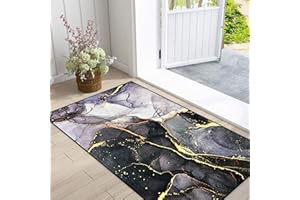 Decorator HOME Designer Teppich Fancy II für Wohnzimmer – Waschbar & rutschfest 80x160 cm - Fußbodenheizung geeignet - Polyester Dunkelgrau Vielseitig & Pflegeleicht