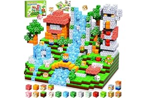 Pourbibi Magnetische Bausteine, Magnetbausteine Magnetspielzeug, Magnetische Bauwelt Spielzeug Magnetblöcke für Kinder ab 3 4 5 6 7 8 9 Jahre Verstaubare,Professioneller Christmas