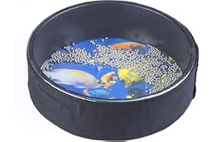 Fame 10" Ocean Drum, Vielseitige Ritual Percussion, Holz, Kunststofffell, Entspannende Meeresklänge, Ideal Handtrommel oder Shaker, Custom Farbe"