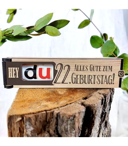 Lustige Geburtstagskarte Zum 22. – Blanko Innen Für Persönliche Wünsche, Mit Umschlag