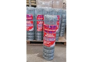 F&G SUPPLIES New Size! 25m roll of C8/80/15 Stock Fencing Ideal for Dog proofing Your Garden as Well as for Farms/Cattle/Sheep/Pigs