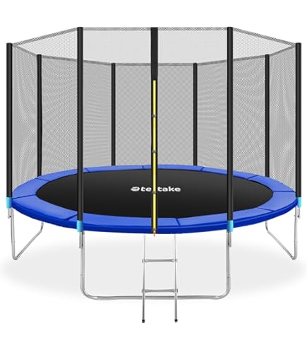 Trampolino Tappeto Elastico YOOPI Diametro 3.65 M Con Rete, Scala E Telone 192454 - Foto 9