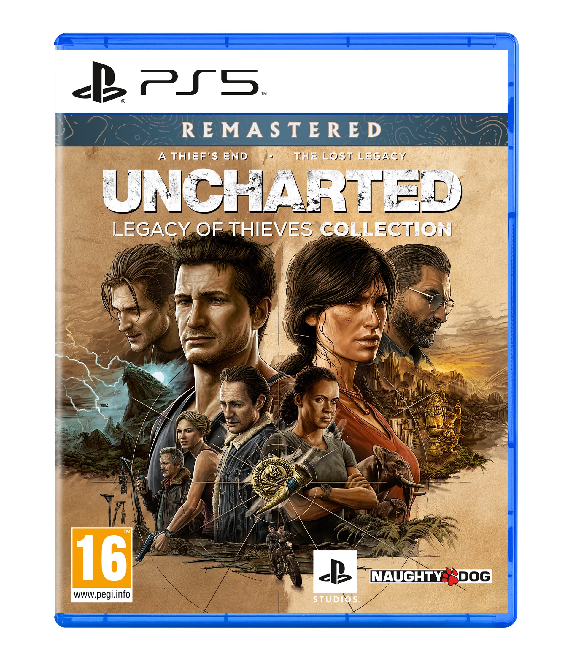 Carátula de Sony PlayStation®5: Uncharted: Legacy of Thieves Colección para PS5 (edición PAL España)