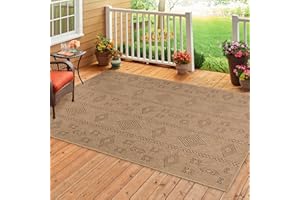 HomebyHome Alfombra Exterior Interior 140 x 200 cm Negro Resistente a la Intemperie, Impermeable - Alfombra de Cocina de Tejido Plano, Unicolor - Alfombras Exterior para Terraza, Balcón y Jardín