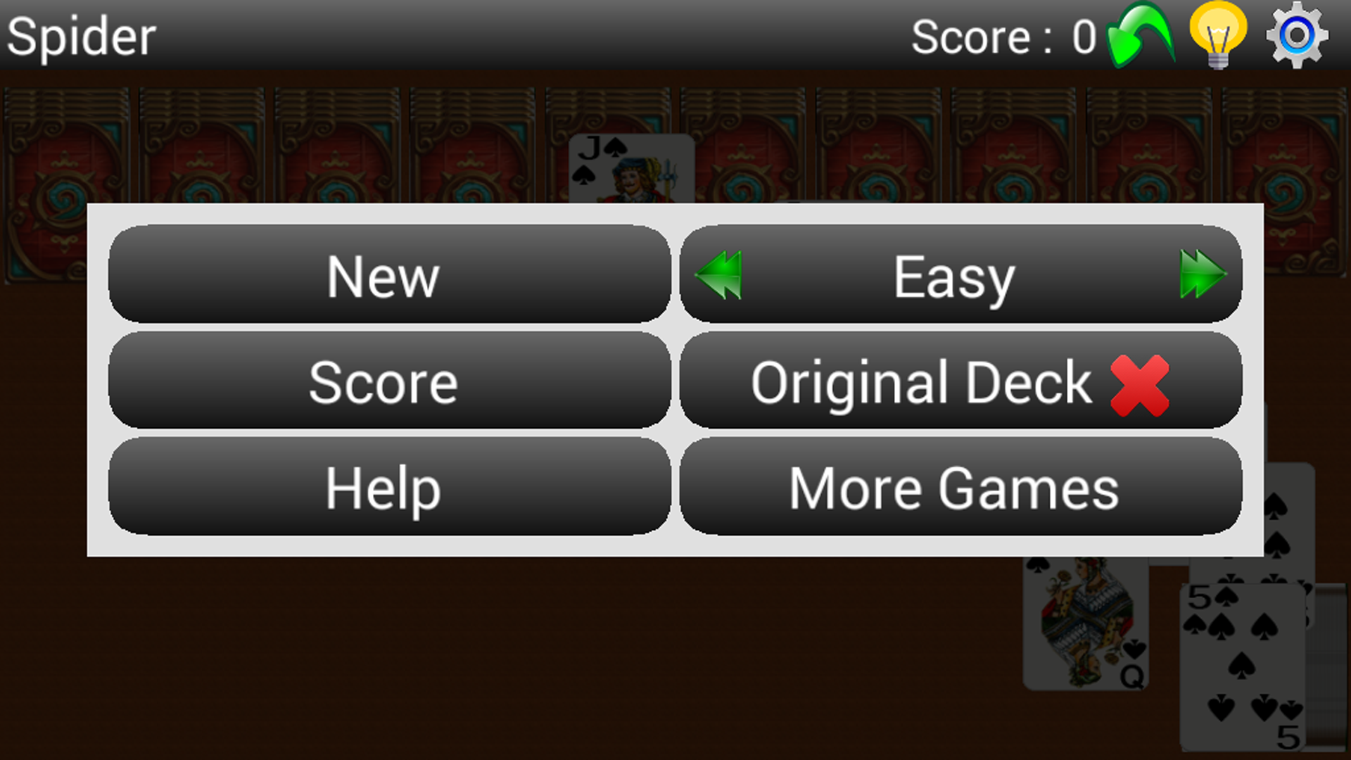 Spider Solitaire Offline Amazon.co.uk Apps & Games Spider Solitaire Offline Amazon.co.uk Apps & Games