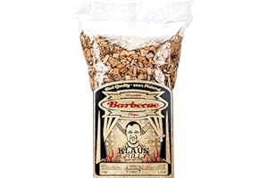Axtschlag Räucherchips Klaus grillt, 1000 Gramm sortenreine Räucherspäne für besondere Rauch- und Geschmackserlebnisse, für alle Grills & Smoker