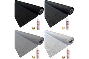 The Metal House 11sq Metres 4 way super stretch van lining carpet - with Trimfix Glue - choose colour (Smoke)