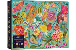 Elena Essex 1000 piece jigsaw puzzles for adults - Tropical Bliss/puzzle/jigsaws 1000 pieces for adults/colourful fruit floral art puzzle/jigsaw puzzle size 70x50cm