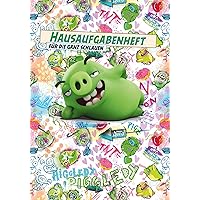 Angry Birds Hausaufgabenheft DIN A5 96 Seiten Bad Piggies Notizheft Schulheft Schule 95ro16082