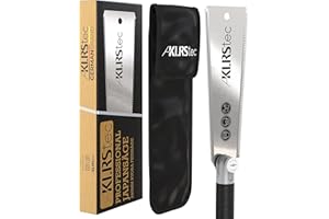 KLRStec® Professional Japansäge, 240mm Ryoba Feinsäge, optimal für Holz und Kunstoffarbeiten
