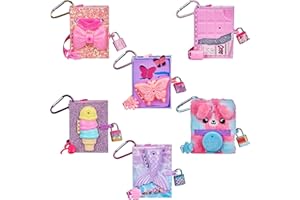 BESTOFTV Real Littles - Un Mini Journal Intime avec Cadenas + Clé - Cadeau Surprise à Collectionner - Recevez Un Modèle au Coloris Aléatoire - Matière : Plastique