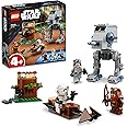 LEGO Star Wars AT-ST 75332 Building Kit; Fun Starter Set for Kids Aged 4 and Over, Featuring an Easy-to-Build Toy Vehicle and Wicket, a Scout Trooper and an AT-ST Driver Characters (87 Pieces)
