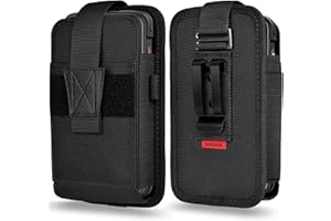 SOGCASE Barcode-Scanner-Holster für Zebra TC70x, TC70, TC72, TC75x, TC75, TC77, M60, MC67, Tragegürtelhalterung - Schwarz