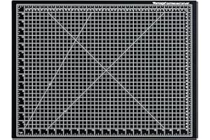 Dahle 10672 Vantage Self-Healing Cutting Mat, 18" x 24", Black, 5 layer PVC Construction, 1/2" Grid Lines, Self Healing for Maximum Durability, Perfect for Cropping Photos, Cutting, Sewing, and Crafts