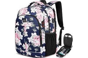 Cafele Rfid Anti-Diebstahl-Rucksack Laptop Schulrucksack Teens Bookbag Mittlerer Computerrucksack mit USB-Ladeanschluss,Wasserabweisende Rucksäcke für Männer Frauen Arbeit Reisen,Grau