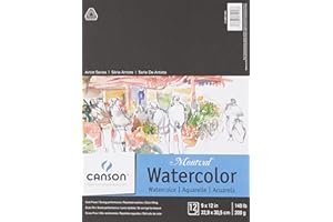 Canson Montval Bloc Aquarelle, 0, 9"X12"