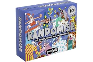 GAMELY Randomise | The hilarious pocketsize party game of acting, drawing and describing for families, adults & kids