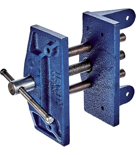Étau Silverline 138785 – Presse D'établi 150 Mm 3,5 Kg – Fonte Bleu/argent