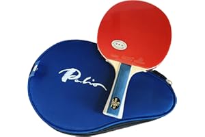 Palio Master 2.0 - Raqueta de Tenis de Mesa y Funda, aprobada por la ITTF, Acampanada, Intermedia de Ping Pong, Raqueta, Remo