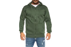RAFF&TAFF Raff & Taff Herren Zipper Hoodies Kapuzenjacke Sweatjacke Übergangsjacke Jacke Basic Schlicht bis 8XL