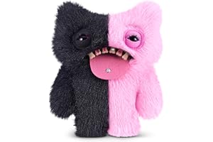 Fuggler Baddies Fuggs 9 Inch Plush Collectible Toy (Wide Eyed Weirdo) by ZURU Featuring Funny Ugly Monster Designs with Fierce Attitude, Bold Style, Unsettling Expressions